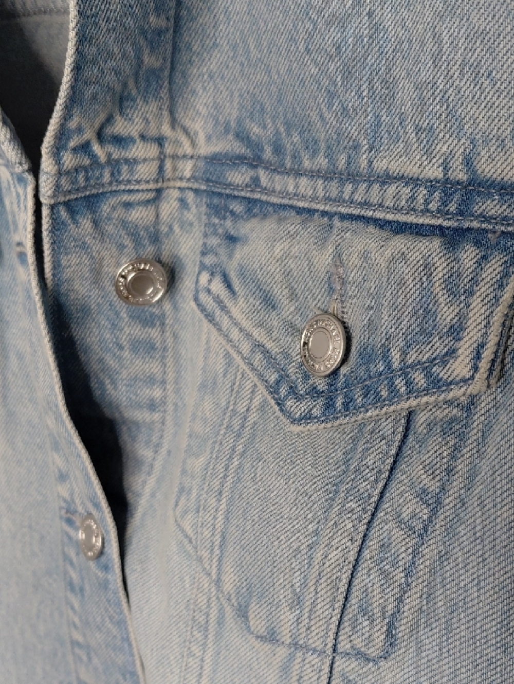 Michael Kors Light Blue Denim Jacket - Picture 3 of 7